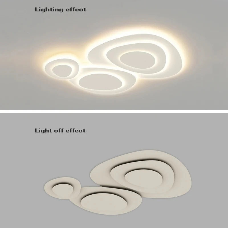 Moderne witte LED-plafondlamp - minimalistische plafondlamp