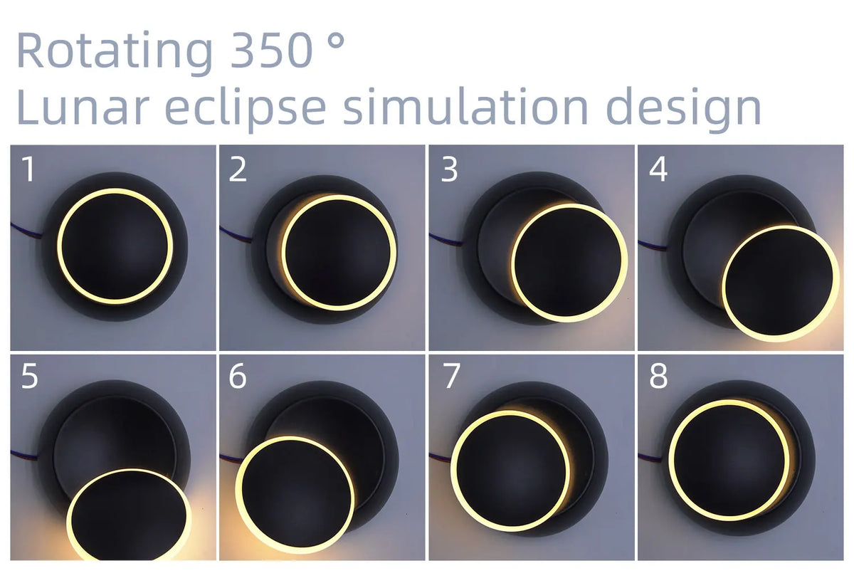 LED Wandlamp 350° Draaibaar – Moderne Wandverlichting voor Binnen