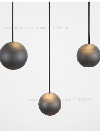 Moderne LED ronde hangkroonluchter - meerlichts trappenhuisarmatuur