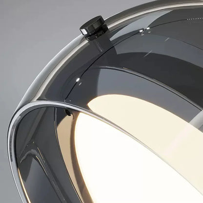 Glazen hanglamp - moderne LED-kroonluchter voor woon- en eetkamer