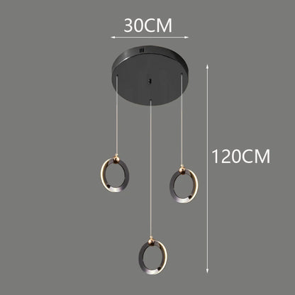 Octo - Moderne LED hanglamp kroonluchter voor woonkamer en trap