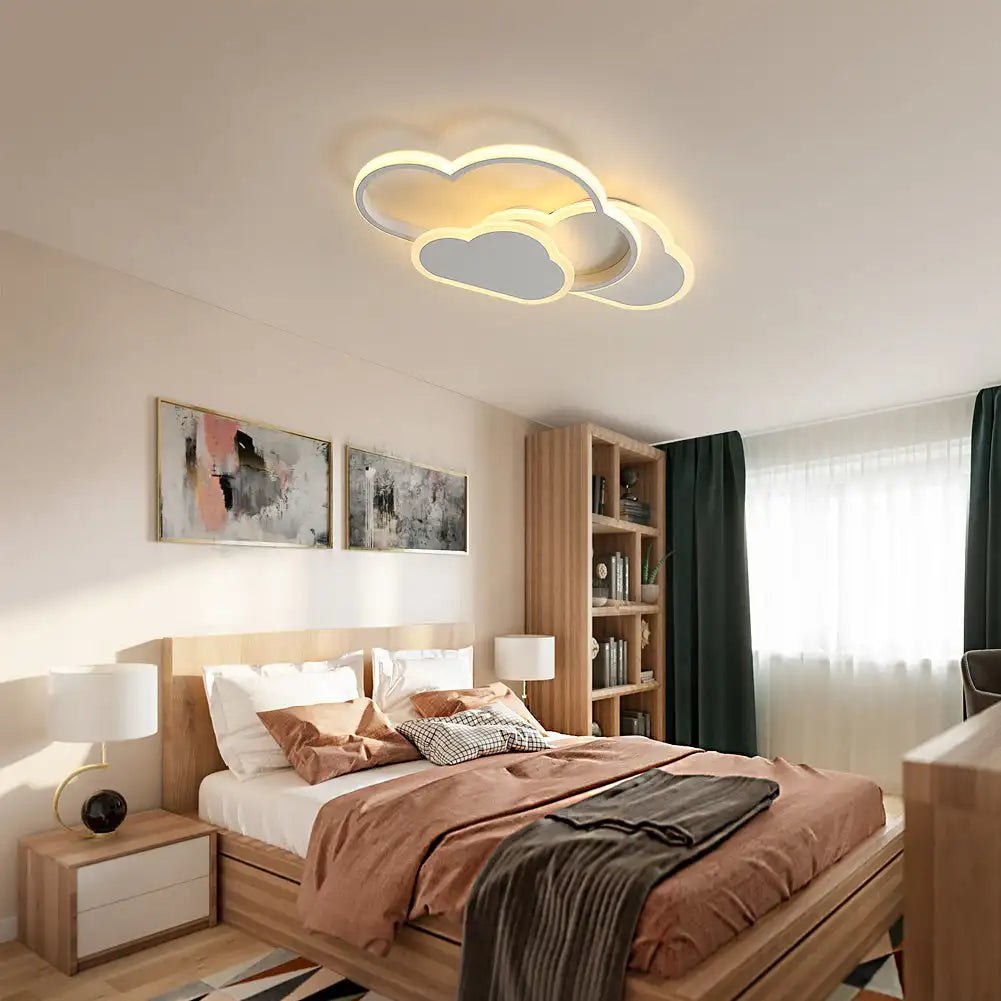 Plafondlamp in de vorm van een wolk voor kinderkamer, 32W - LED