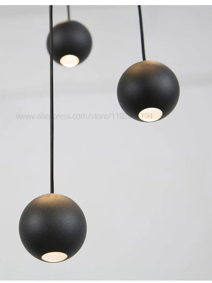 Moderne LED ronde hangkroonluchter - meerlichts trappenhuisarmatuur