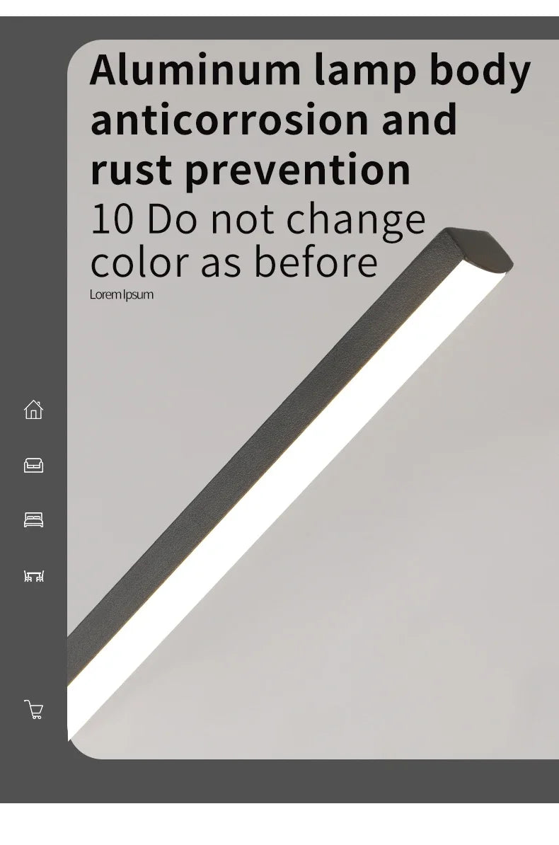 Pendant Lamps Modern Simple Dining Room Lighting for Kitchen Long Chandelier Living Room Pendant Lamp Home Decor Lighting