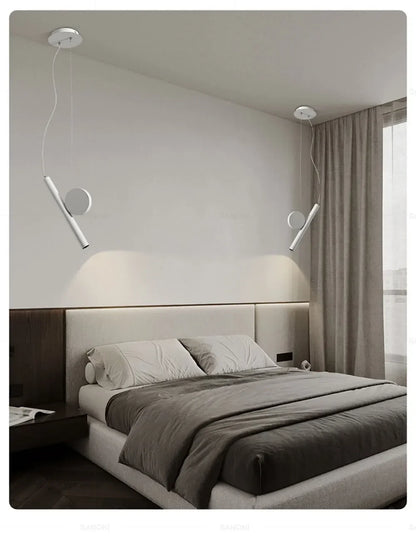 Moderne led-hanglamp met verstelbaar snoer – zwart aluminium