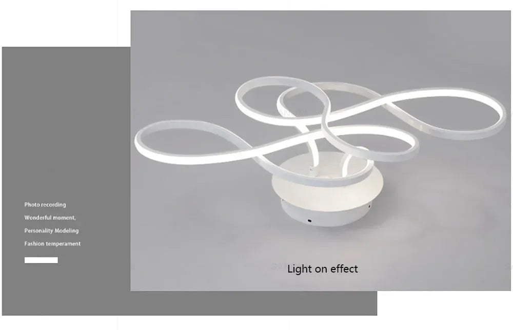 Moderne LED-plafondkroonluchter - traploos dimbaar