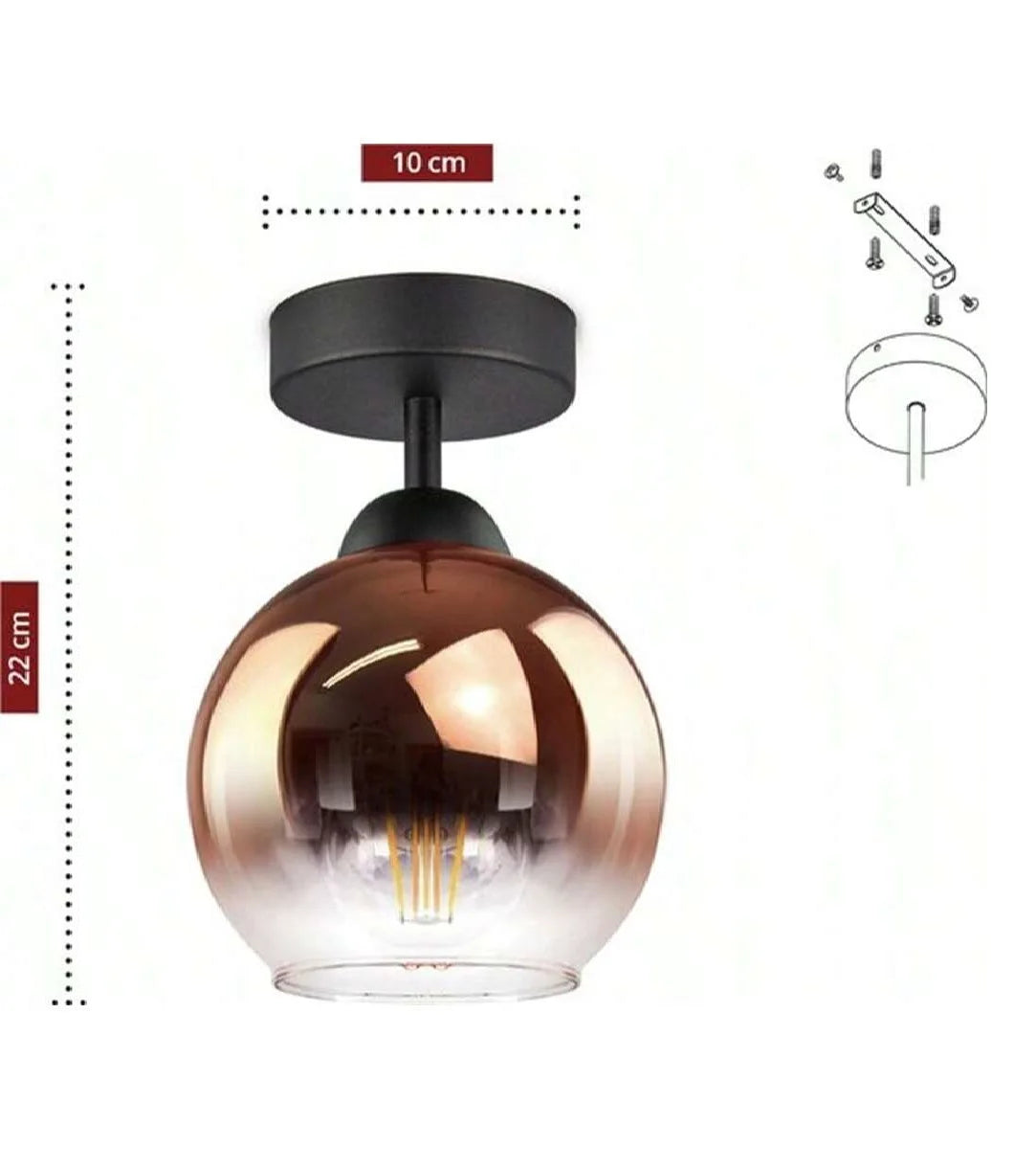 Moderner Glas-Pendelleuchter – Mehrflammige Leuchte für das Esszimmer