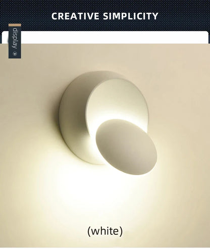 LED Wandlamp 350° Draaibaar – Moderne Wandverlichting voor Binnen