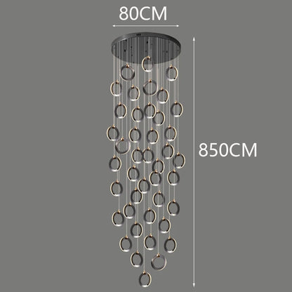 Octo - Moderne LED hanglamp kroonluchter voor woonkamer en trap