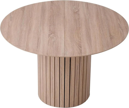 Ronde eettafel 120cm - Moderne boerderijstijl voor 4-6 personen