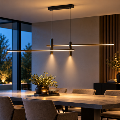 Moderne industriële LED hanglamp