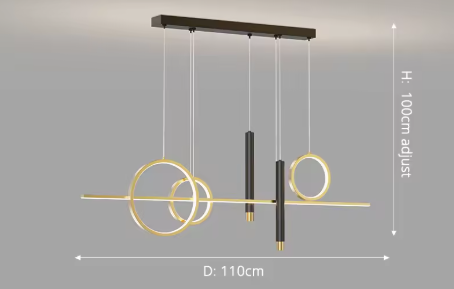 Moderne LED Hanglamp – 120 cm Eettafel Verlichting | Lamp voor Restaurant & Woonkamer