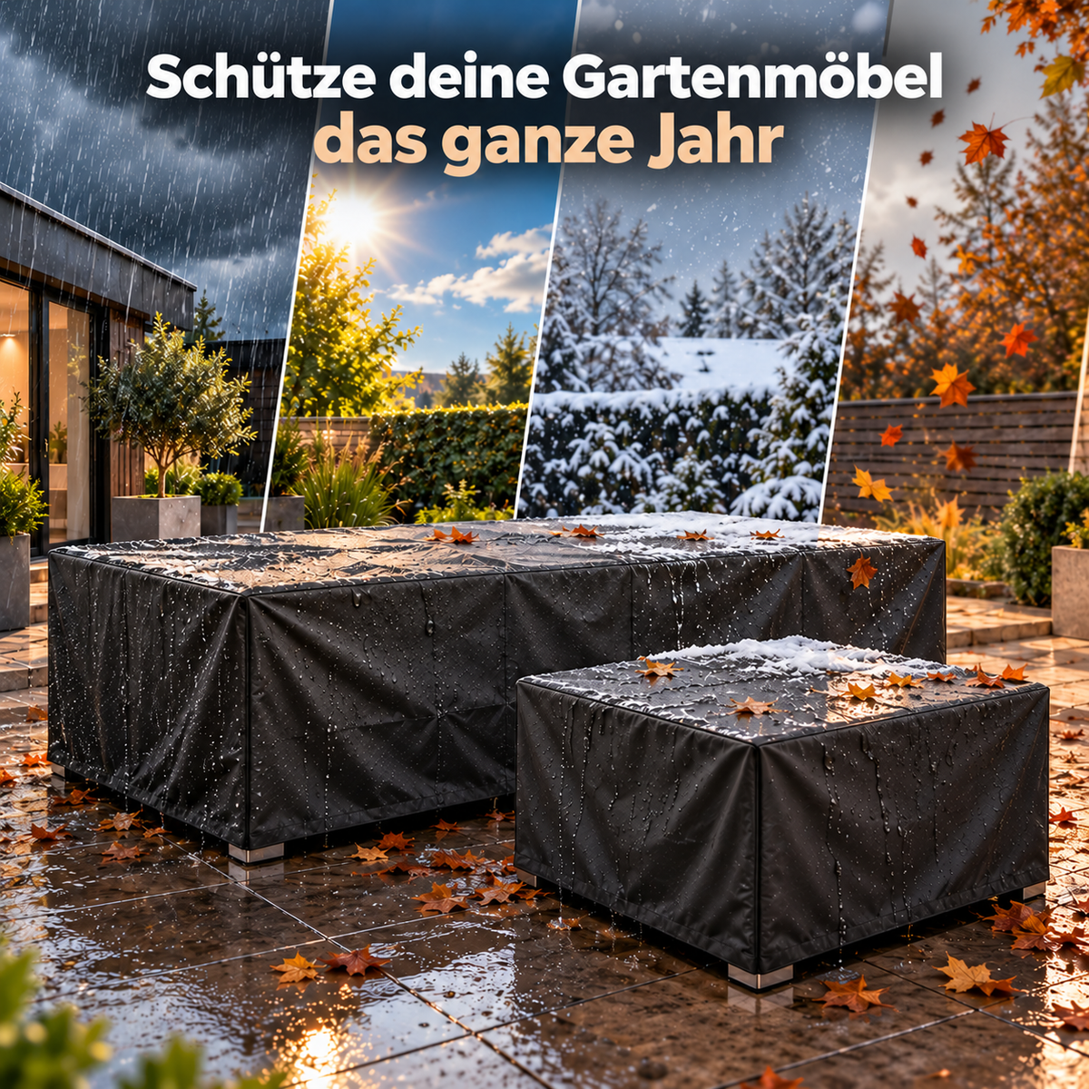 Custom Made Outdoor Furniture Cover L-shape (CALCULATOR) (GER)
