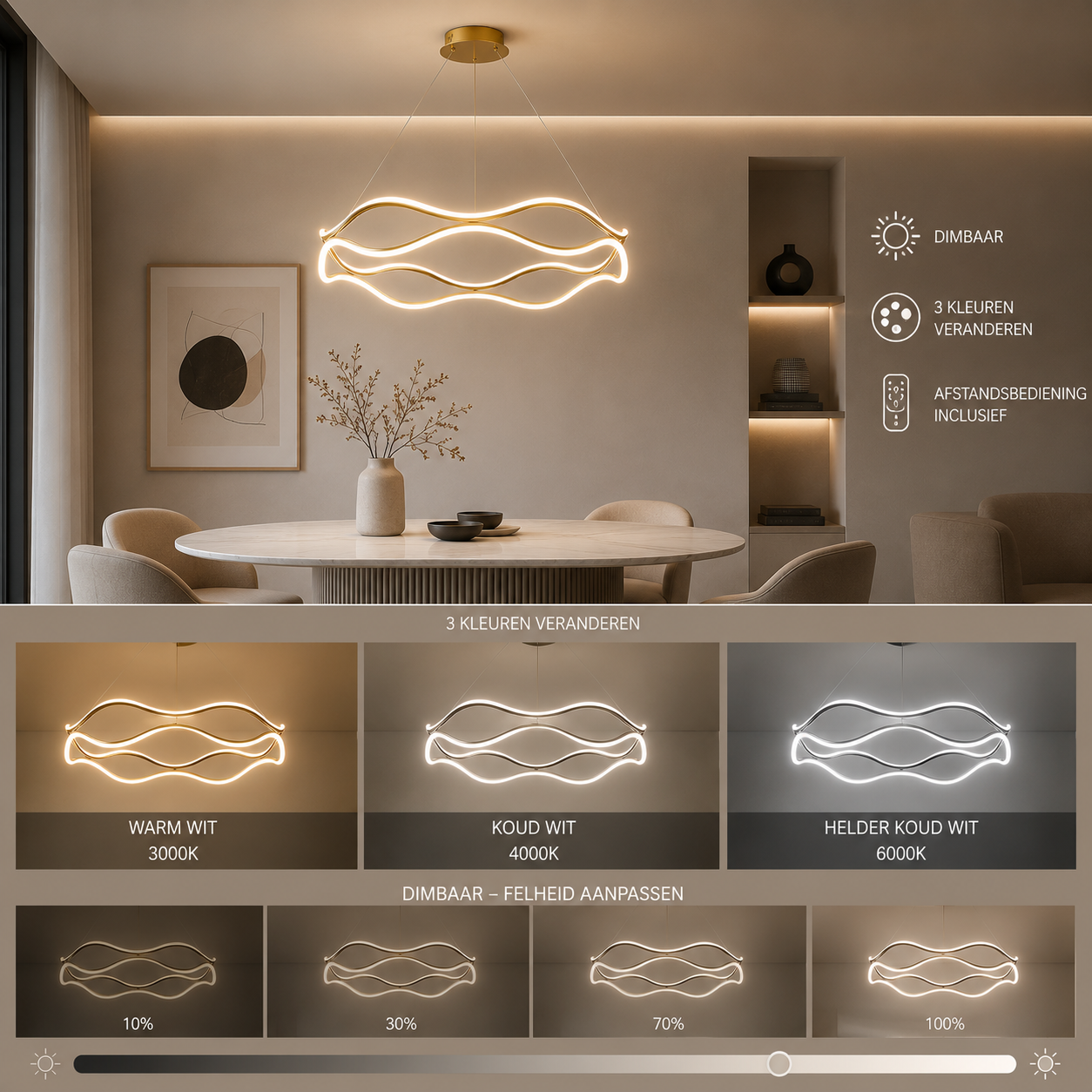 ORBIT Ronde LED Ring Hanglamp