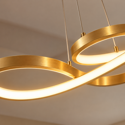 Moderne LED Hanglamp Ringen – Verstelbaar en Dimbaar  