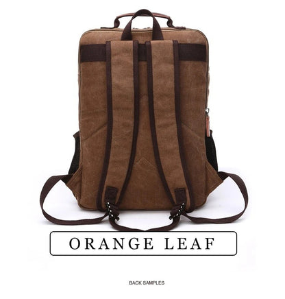 Vintage Canvas Rugzak Heren Grote Capaciteit Reis Schoudertas Hoge Kwaliteit Mode Studenten Tas Mannelijke Notebook Laptop Rugzak