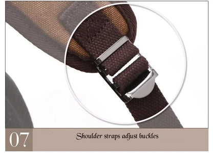 Vintage Canvas Rugzak Heren Grote Capaciteit Reis Schoudertas Hoge Kwaliteit Mode Studenten Tas Mannelijke Notebook Laptop Rugzak