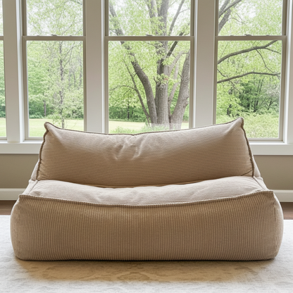 Zitzak fauteuil corduroy loveseat – Wagrex design zitzakstoel