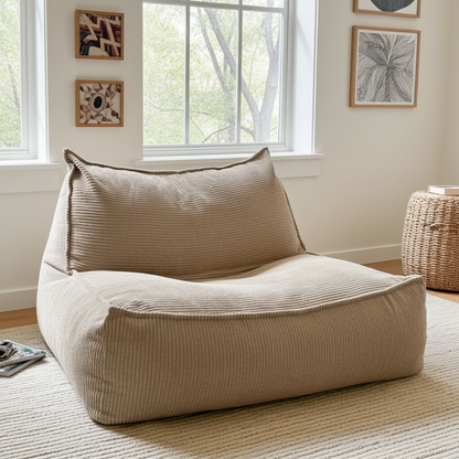 Zitzak fauteuil corduroy loveseat – Wagrex design zitzakstoel