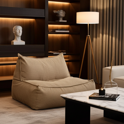 Zitzak fauteuil corduroy loveseat – Wagrex design zitzakstoel