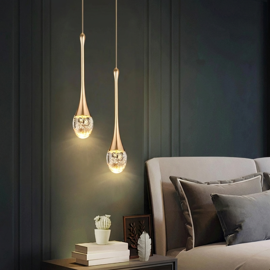 Moderne Bellen Kristallen Hanglamp — 1, 2 of 3 Koppen