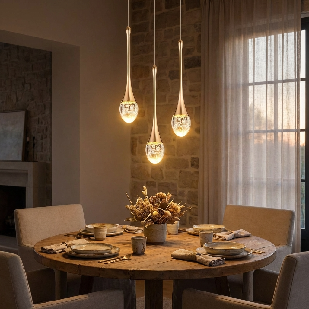 Moderne Bellen Kristallen Hanglamp — 1, 2 of 3 Koppen
