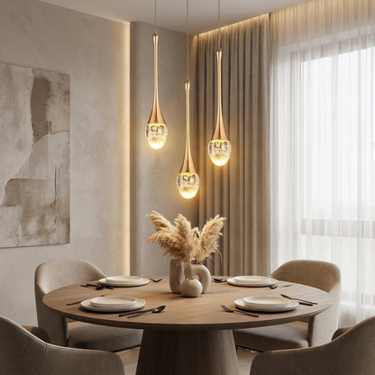 Moderne Bellen Kristallen Hanglamp — 1, 2 of 3 Koppen