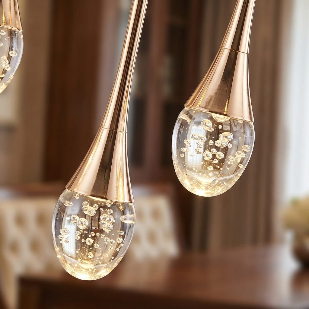 Moderne Bellen Kristallen Hanglamp — 1, 2 of 3 Koppen
