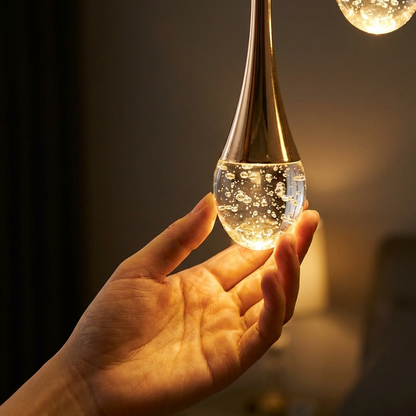 Moderne Bellen Kristallen Hanglamp — 1, 2 of 3 Koppen