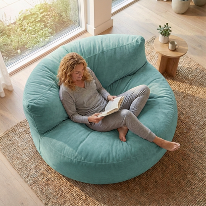 Beanbag Round Thick Velvet