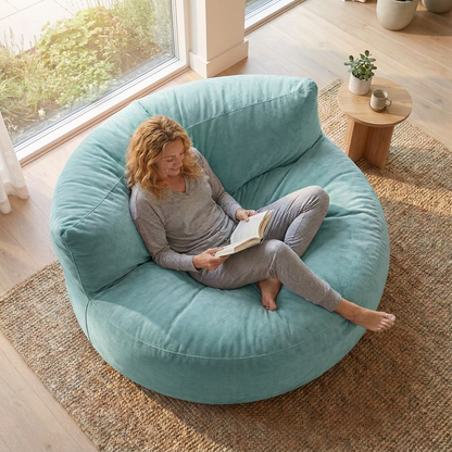 Beanbag Round Thick Velvet