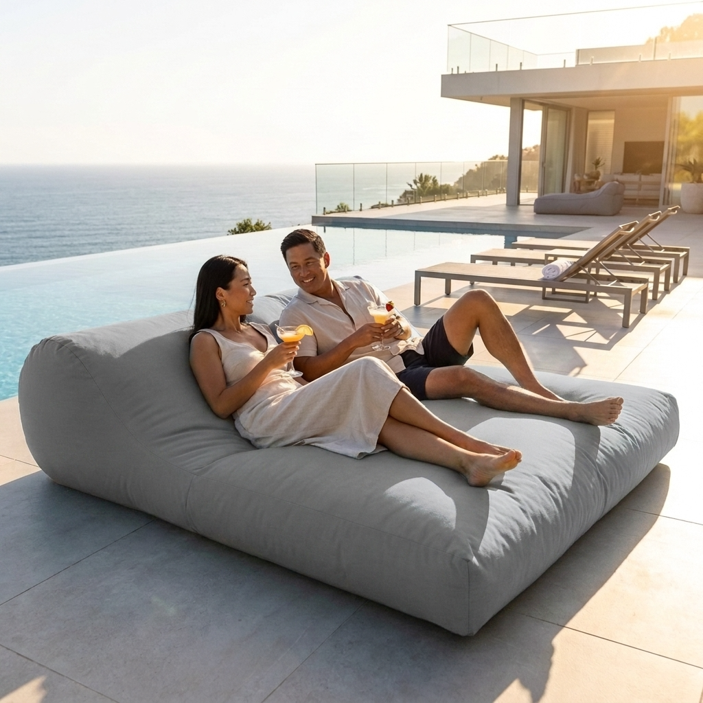 Wagrex - Gartenliege Sitzsack Outdoor Wasserdicht Fuer Pool