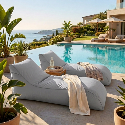 Wagrex Long – Garden Lounger Beanbag | Outdoor Sunlounger