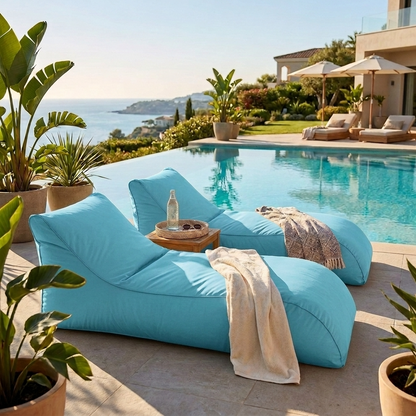 Wagrex Long – Garden Lounger Beanbag | Outdoor Sunlounger