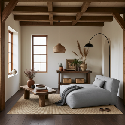 Wagrex - Zitzak Chaise Longue - Katoenen Linnen