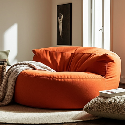 Wagrex - Zitzak Loveseat Zacht Fluwelen Stof