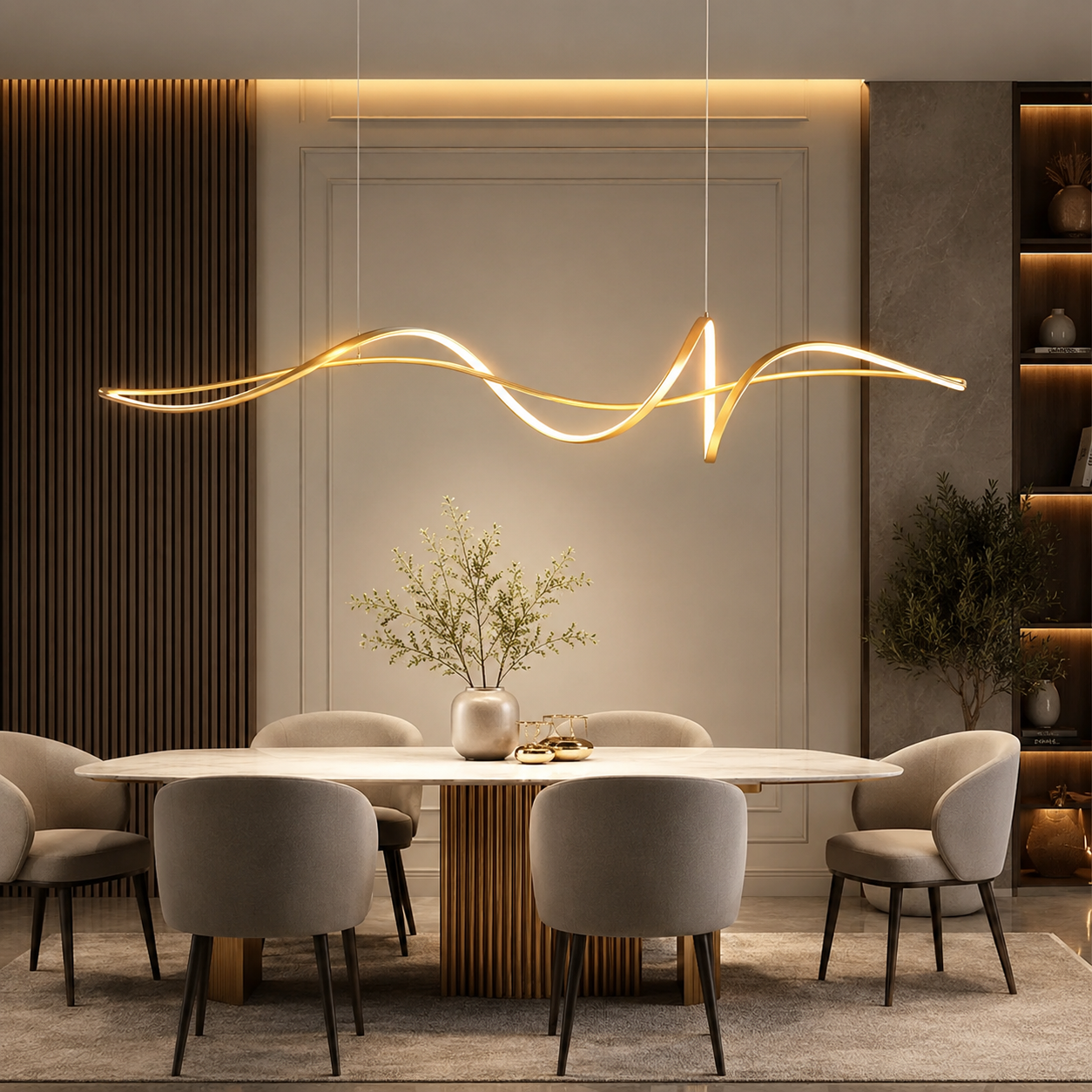 Nestik Moderne LED hanglamp voor eetkamer