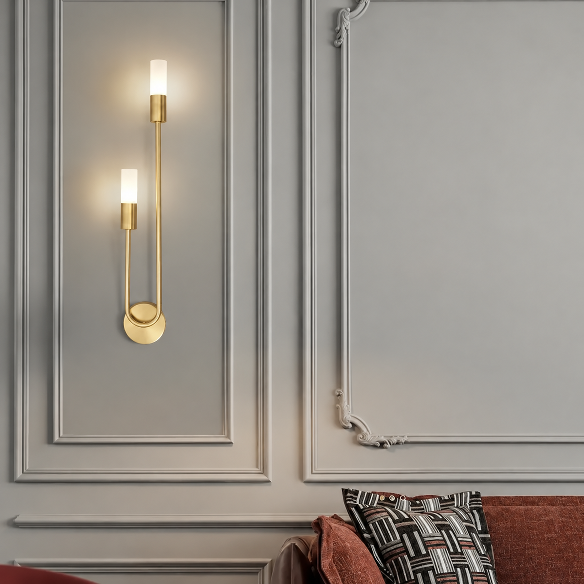 Nordic G9 Wandlamp – Goud of Zwart, Links of Rechts