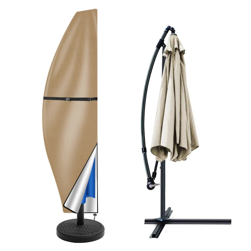 Durable Parasol Covers – Waterproof with Zipper and Drawstring