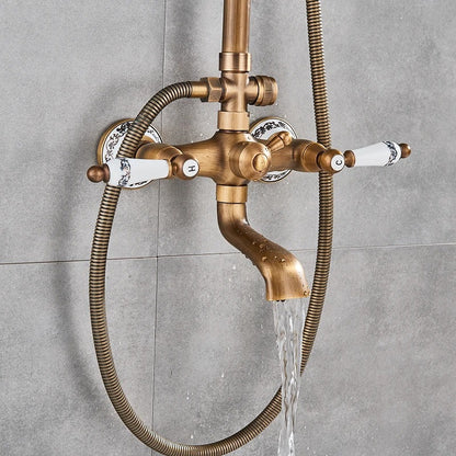 Regendusche Messing Duscharmatur – Thermostatisch Einstellbar