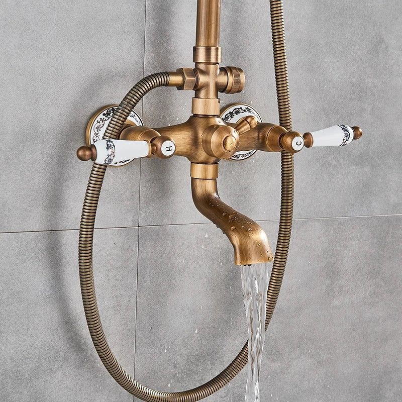 Regendusche Messing Duscharmatur – Thermostatisch Einstellbar