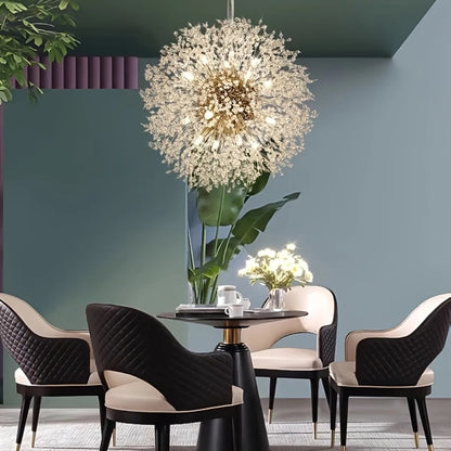 Paardenbloem Kristallen Kroonluchter Hanglamp