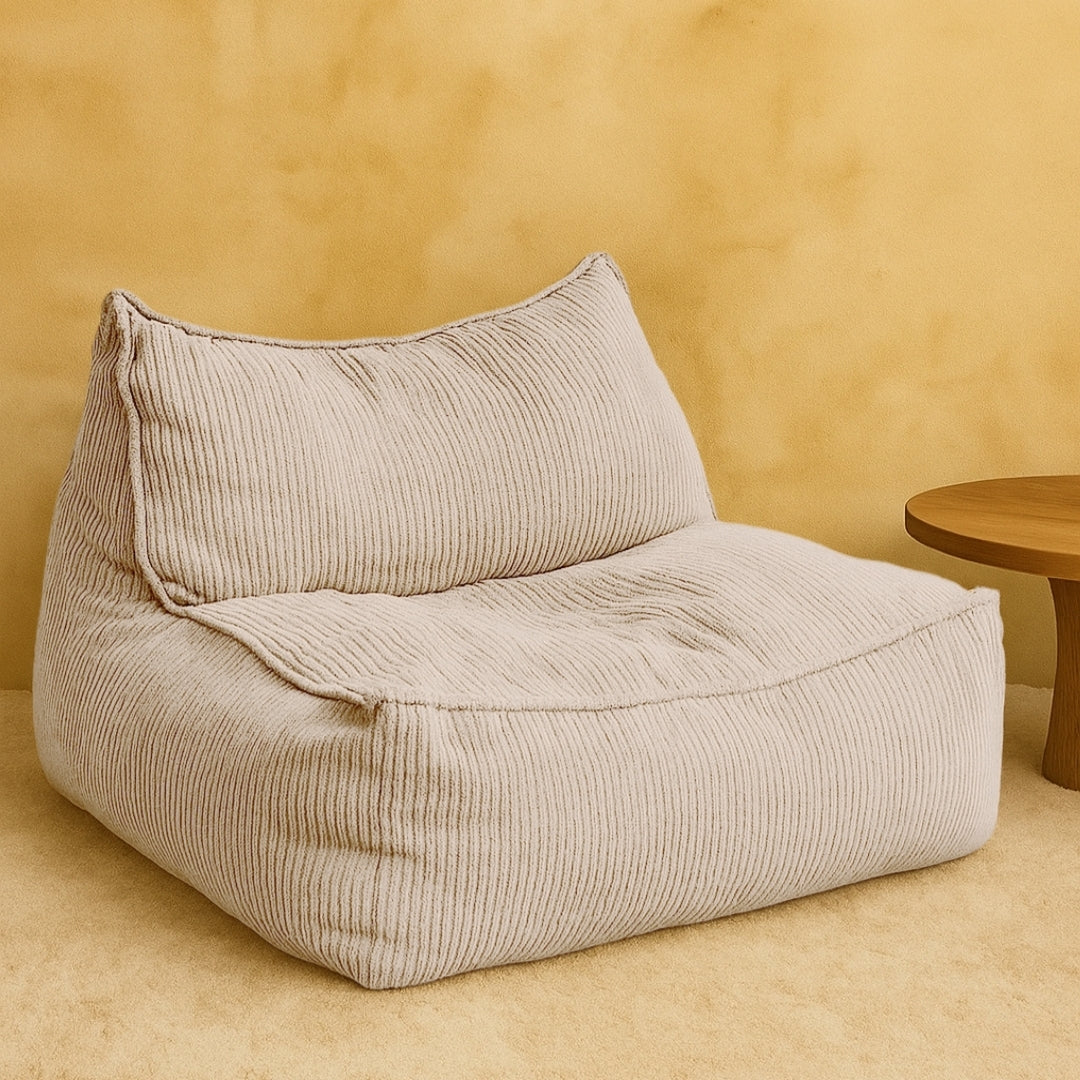 Zitzak fauteuil corduroy loveseat – Wagrex design zitzakstoel