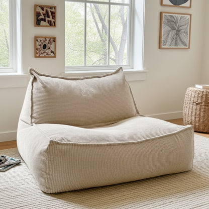 Zitzak fauteuil corduroy loveseat – Wagrex design zitzakstoel