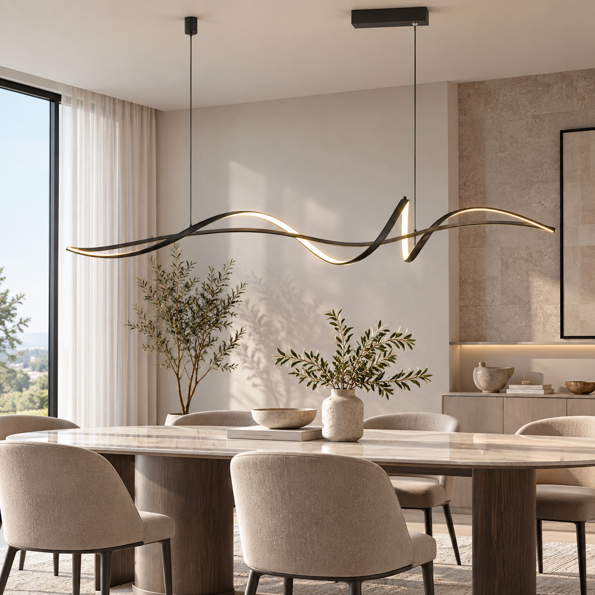 Nestik Moderne Pendelleuchte für das Esszimmer