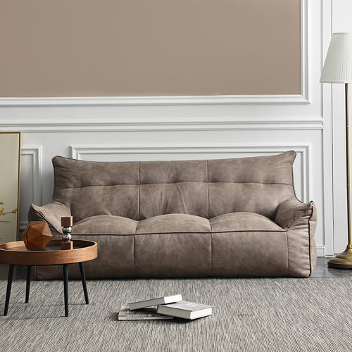 Wagner - Modern Triple Beanbag Couch