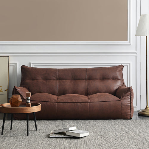 Wagner - Modern Triple Beanbag Couch