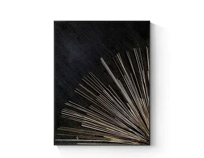 Schilderij boho modern - inclusief Zwarte Lijst &amp; Acryl Glas 40x60cm