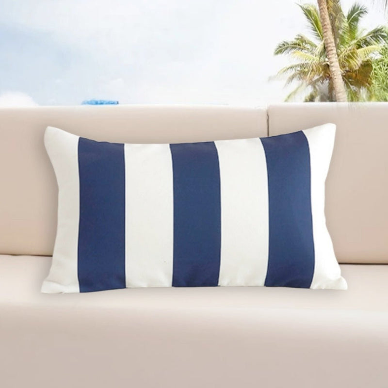 Waterproof Pillow Beach Stripe 30x50cm